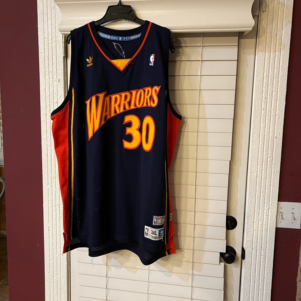 Adidas, Golden State Warriors, Steph Curry 2009-2010 men’s jersey size 3X